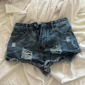 jean shorts